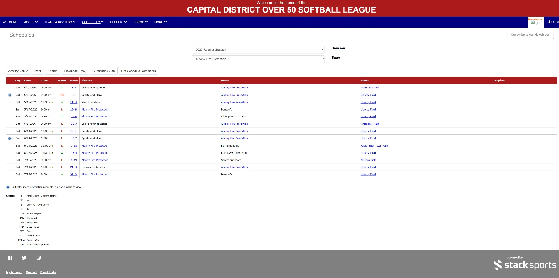 Before — Schedule — replaced a dense dropdown-driven table with a clear game list showing dates, times, venues, matchups and playoff rounds at a glance.