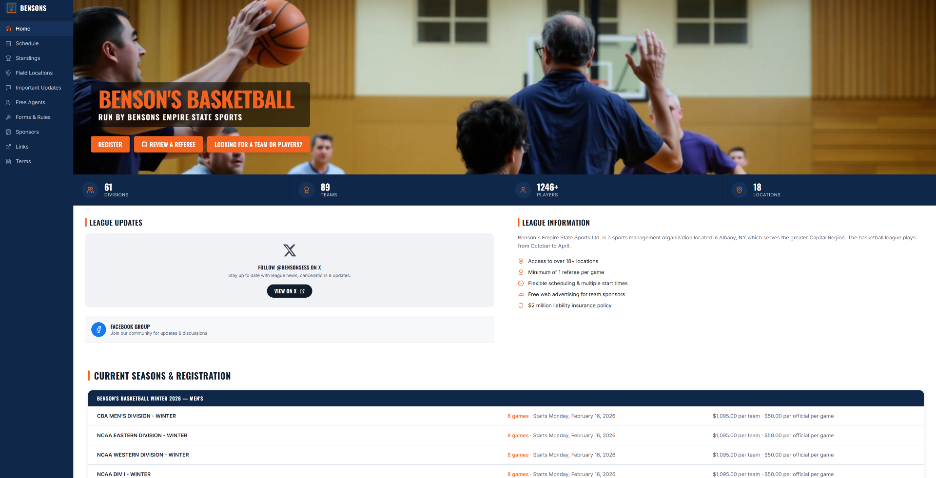 Benson's Basketball